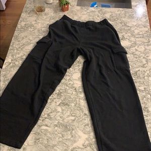 Black sweat pants